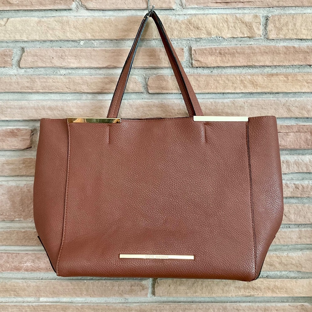 Faux Leather Tote Bag